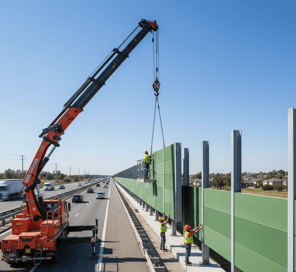Gurultu Bariyerleri Montaji
