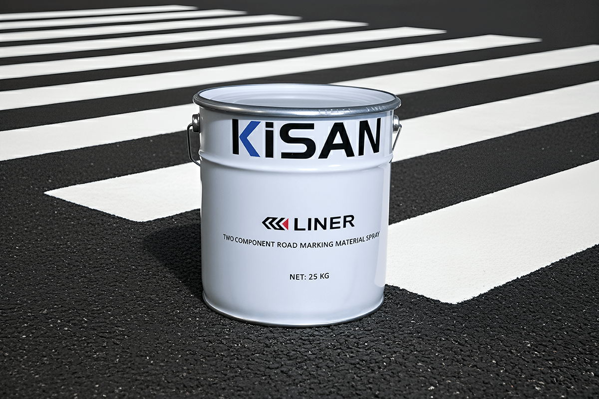 Liner® Spray Two Component Road Marking Material